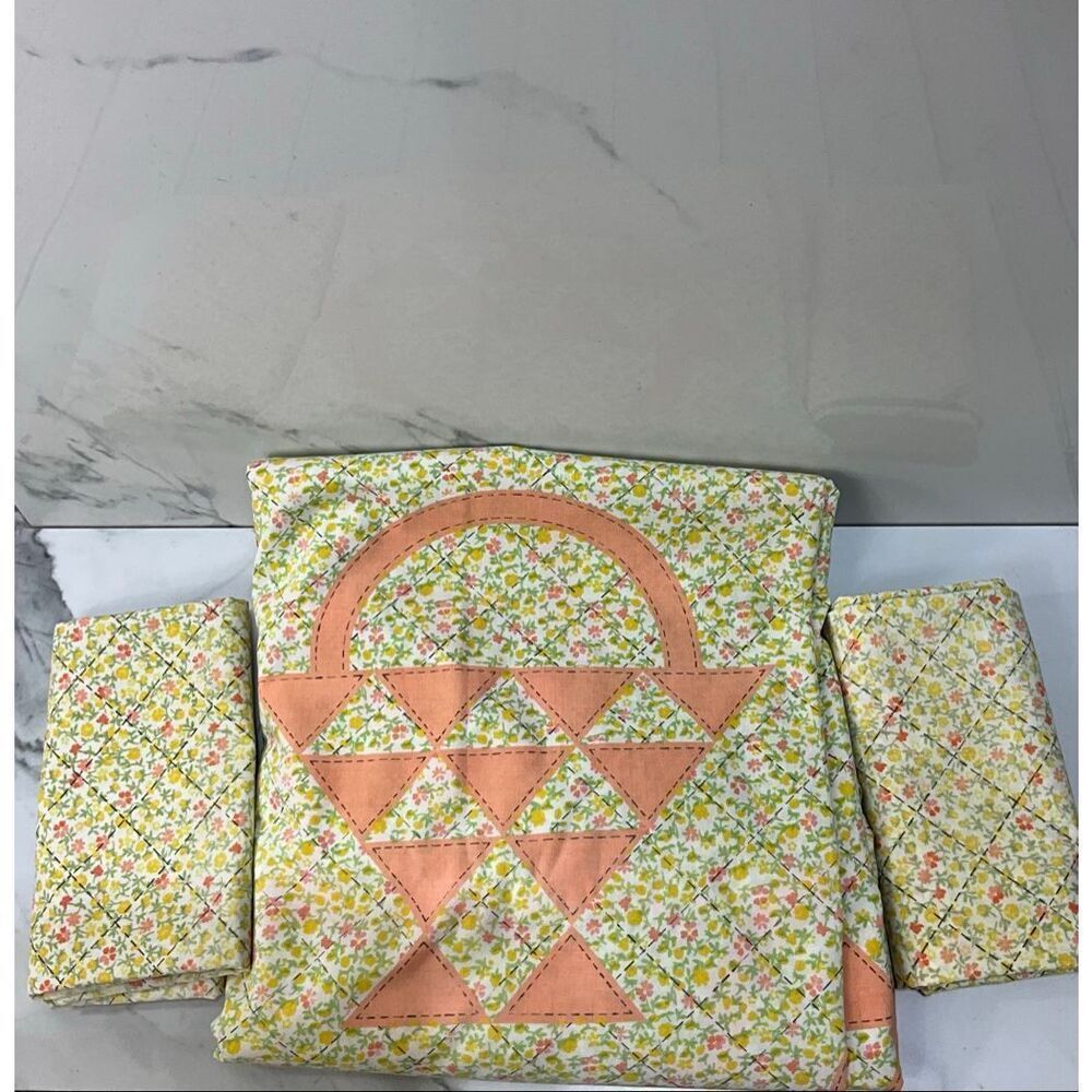 VINTAGE WAMSUTTA Queen Flat Sheet And Pillow Cases
